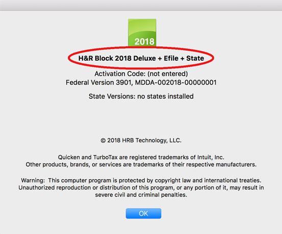 Mac Version Requirement For H&r Block Software 2018